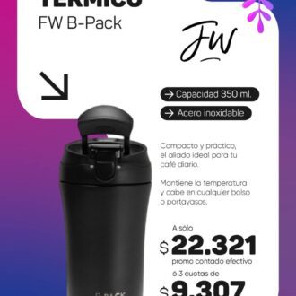 Vaso térmico Fun World B-Pack 350ml