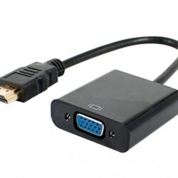 Adaptador HDMI a VGA + audio