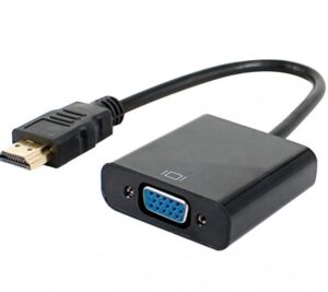 Adaptador HDMI a VGA + audio