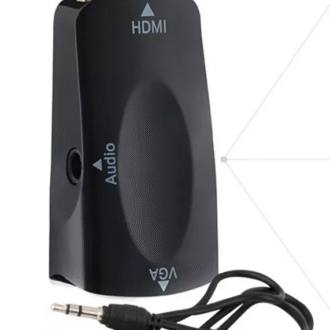 Adaptador HDMI a VGA + audio