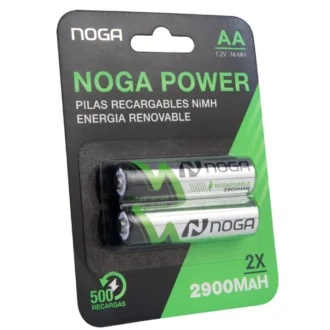 Pilas recargables Noga AA - Blister x 2u