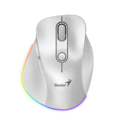 Mouse inalámbrico Genius Ergo 9000S RGB Bluetooth 5.0 + USB 2.4ghz