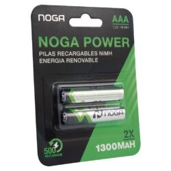 Pilas recargables Noga AAA 1300 mAh - Blister x 2u