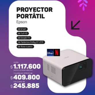 Proyector láser smart Epson EpiqVision EF21r