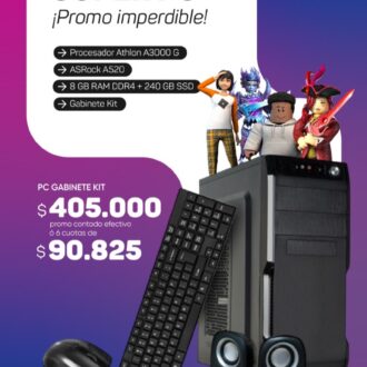 PC AMD Athlon 3000g / 8gb RAM / 240gb SSD / KIT