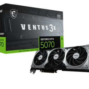 Placa de video MSI GeForce RTX 5070 Ventus 3X 12gb GDDR7
