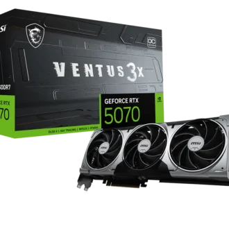 Placa de video MSI GeForce RTX 5070 Ventus 3X 12gb GDDR7
