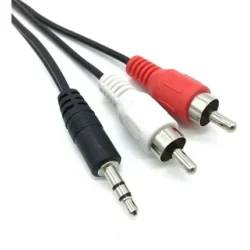 Cable auxiliar 3.5mm a RCA 1.8 metros