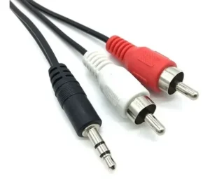 Cable auxiliar 3.5mm a RCA 1.8 metros