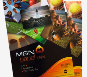 Papel fotográfico glossy A4 200gr MGN / Resma 20u