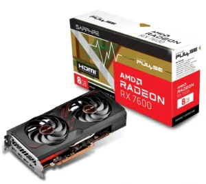 Placa de video Sapphire Radeon RX 7600 Pulse OC 8gb GDDR6