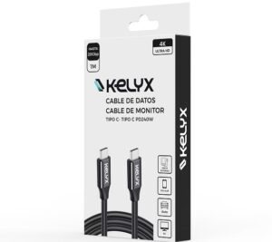 Cable USB C a C Kelyx / Reforzado / 240w / Apto para monitores 4k
