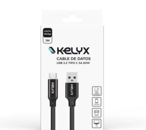 Cable USB a tipo C Kelyx / Reforzado / 60w 3a