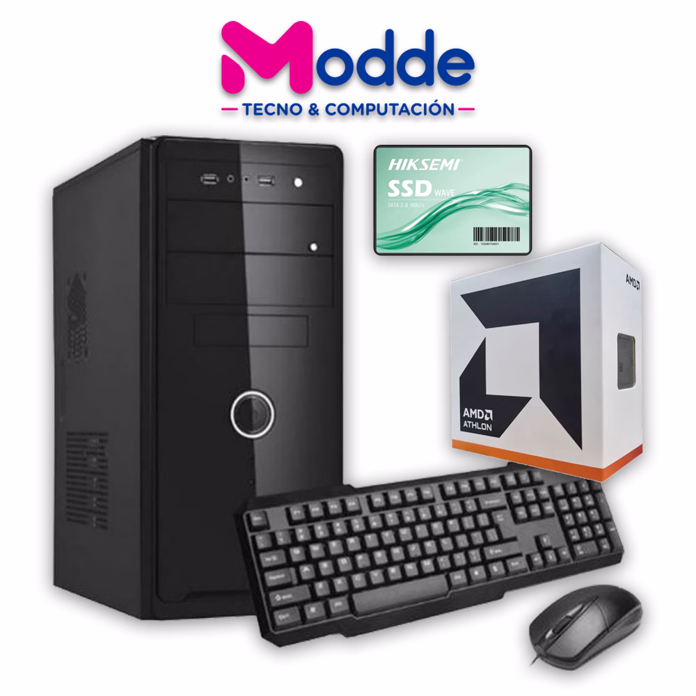 PC AMD Athlon 3000g / 8gb / 240gb SSD / Gabinete KIT