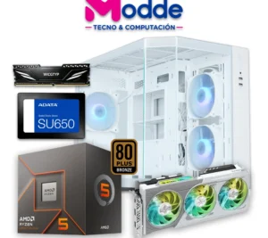PC AMD Ryzen 5 8400f / 16gb / 512gb SSD / RX 9060 XT 8gb / 550w 80+ / Evolabs Primacy #diadelniño2026
