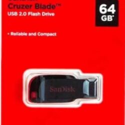 Pendrive Sandisk Cruzer Blade 64gb USB 2.0